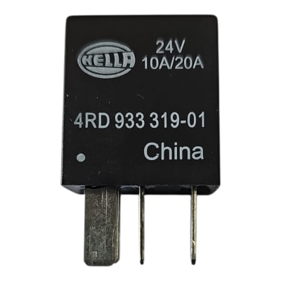 MINI RELAY HELLA 24V 5 PATAS 20/10A C/RESISTENCIA