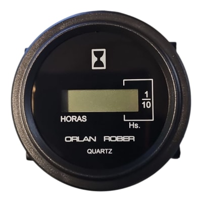 HOROMETRO DIGITAL REDONDO 12V HASTA 90V ORLAN ROBER