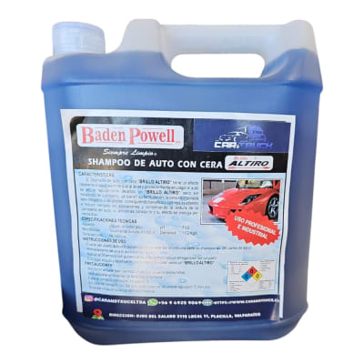 SHAMPOO DE AUTO CON CERA 5L BADEN POWELL1