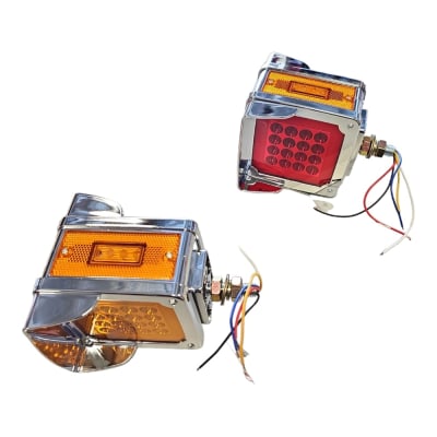 FAROL TAPABARRO PREMIUM CROMADO (UNITARIO) 12/24V