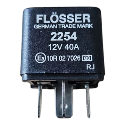 RELAY FLOSSER 2254 12V 5P 40AMP 87/871