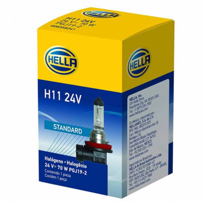 AMPOLLETA H11 HELLA 24V 70W