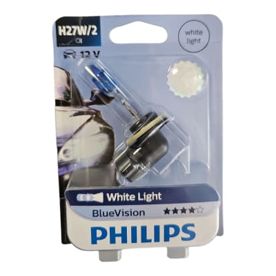 AMPOLLETA 881 (H27W/2) 12V BLUE VISION PHILIPS1
