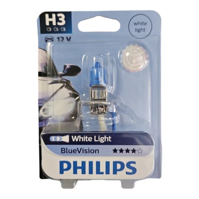 AMPOLLETA H3 12V BLUE VISION PHILIPS