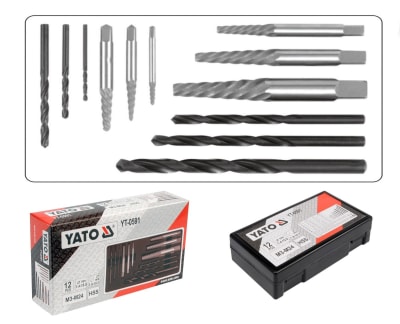SET EXTRACTOR TORNILLOS 12PCS YATO YT-05911