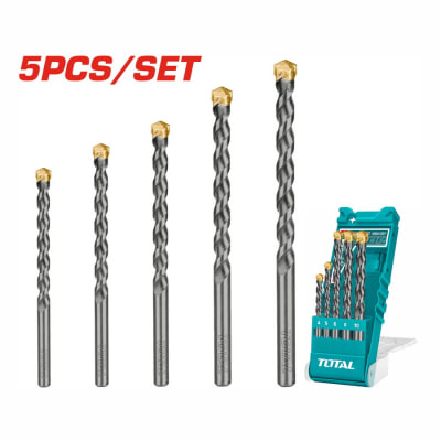 JUEGO DE BROCAS PARA CONCRETO 5PCS TOTAL TACSD5051
