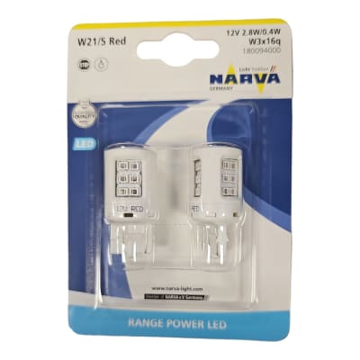 AMPOLLETA COLA PEZ LED ROJO 2C NARVA1