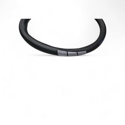 CUBRE VOLANTE CAMION 45CM NEGRO/MADERA