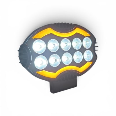 NEBLINERO LED OVALADO BLACK EDITION 12-24V1