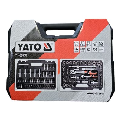 SET DADOS 1/2 Y 1/4 108 PIEZAS YATO-38791