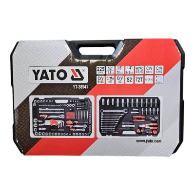 SET DADOS C/CHICHARRA Y EXT 225PZS YATO YT-389411