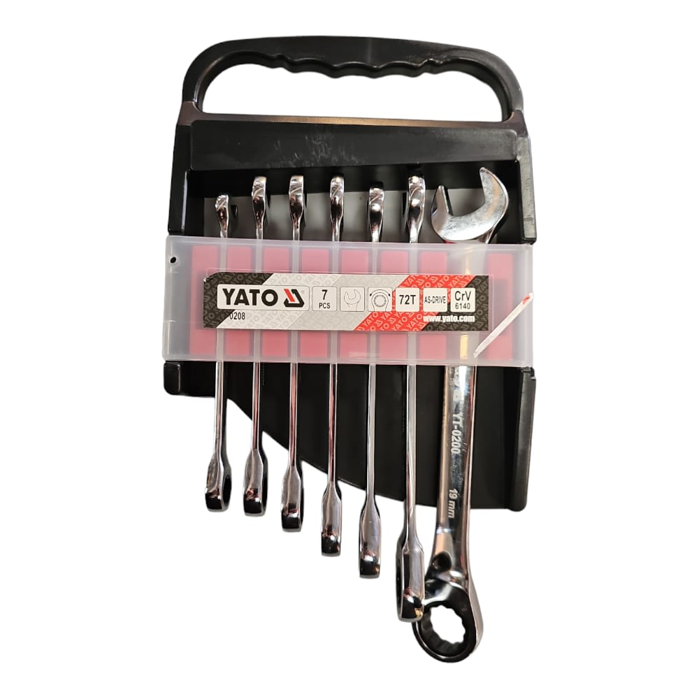 JUEGO LLAVES PUNTA CORONA CON CHICHARRA 7PCS YT-0208 | Car and