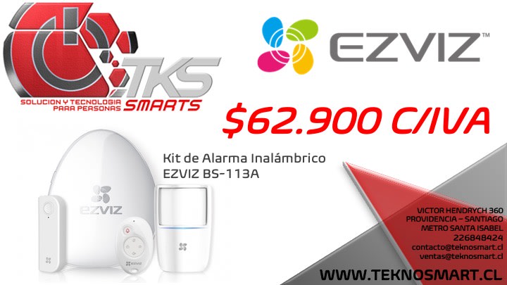 kit de alarma inalambrico ezviz bs 113 pir mag control kit de alarma inalambrico ezviz bs 113 pir mag control