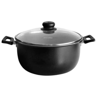 OLLA ANTIADHERENTE RECORD 24CM VIVA PLUS TAPA VIDRIO F41