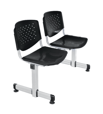 SILLA FIJA VENSO RTA-616T2 2 ASIENTOS SIN TAPIZ