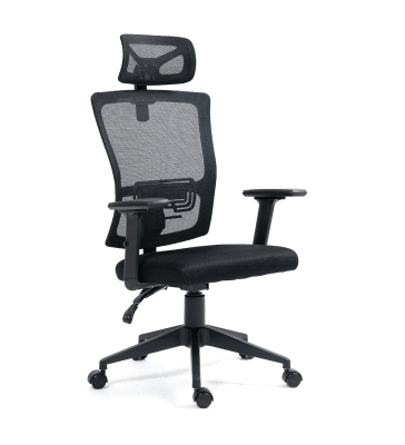 SILLA GIRATORIA PRESIDENCIAL VENSO RTA-B430 NEGRO F151