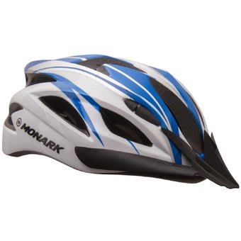 Casco Monark MTB Azul Blanco1