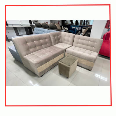 JUEGO DE SALA MODULAR CCENTE 3 PIEZAS TELA VASCO+ M. CENTRO F1204