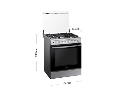 cocina de pie samsung NX52T5311PS 06 quemadores f601