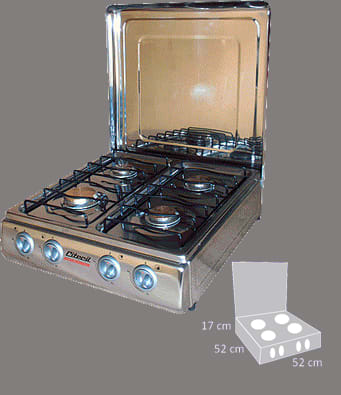 COCINA DE MESA CITECIL 846 ROCIO 4H C/T CIT27 F71