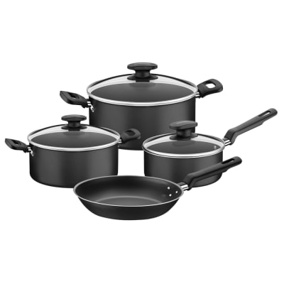 Juegos de Olla Tramontina Loreto 7 Piezas Aluminio con Revestimiento Interno de Antiadherente f61