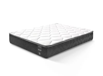 COLCHON KING SUPER STAR NEGRO PARAISO 475 RESORTE 2 ALMOHADAS 1 PROTECTOR