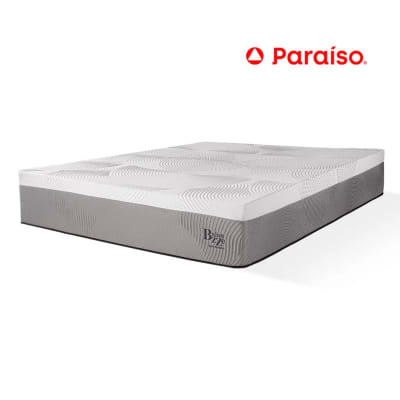 COLCHON KING BALANZZE PARAISO 1830 RESORTES 2 ALMOHADAS VISCOELASTICAS 1 PROTECTOR1