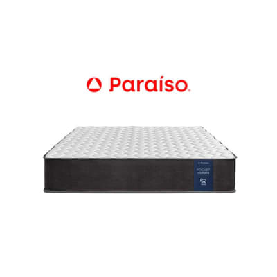 COLCHON 1.5 PLAZAS POCKET ITALIANO PARAISO RESORTE