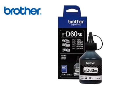 BOTELLA DE TINTA BROTHER BTD60BK