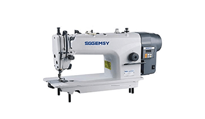 Máquina Coser Industrial Gemsy Gem8801E LIVIANA motor incorporado +mueble1