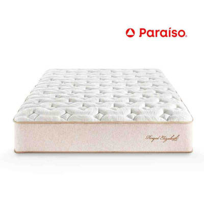 COLCHON 2 PLAZAS ROYAL ELIZABETH PARAISO 609 RESORTE  2 ALMOHADAS 1 PROTECTOR1