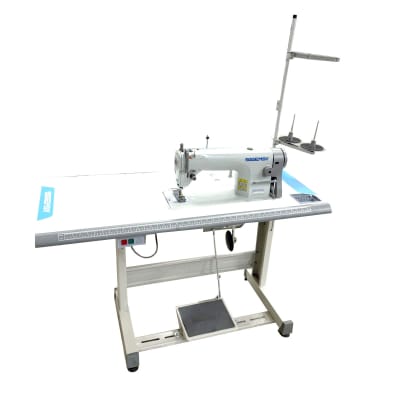 PACK MAQUINA COSER INDUSTRIAL RECTA GEMSY GEM8900 LIVIANA+MUEBLE +MOTOR SINGER R31221G2