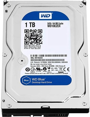 DISCO DURO WESTERN DIGITAL WD10EZEX, CAPACIDAD 1TB, SATA 6GB/S, FORMATO 3.5