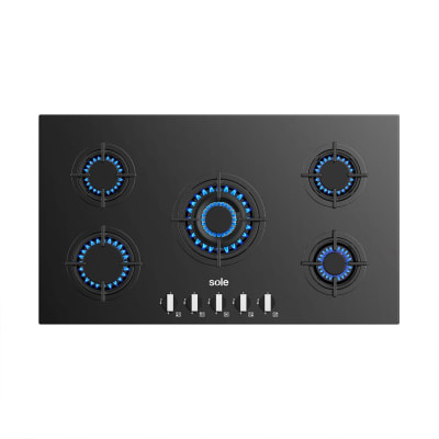 Cocina Empotrable Sole Solco033 86Cm Gas vidrio F191