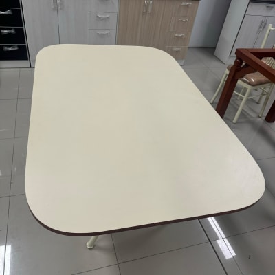 TABLERO COMEDOR RECTANGULAR OVALADO MELAMINA JARO CANTO DELGADO 140X90CM1