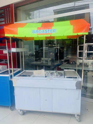 Carrito Salchipapero Solano 130x60 Cm acero F501