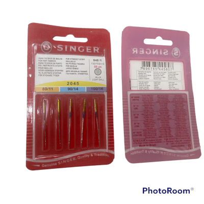 Agujas Para Máquina De Coser Singer CAT 2045 N° 05 80/11 90/14 100/16 Bola Surtido1