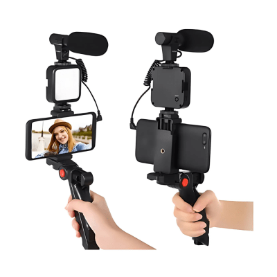 TRIPODE CELULAR AY-49 VLOGGER PP1860 C/MICROFONO F11