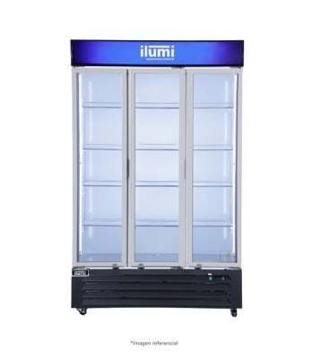 VITRINA EXHIBIDOR ILUMI BC-12003FC 1200 LITROS 3 PUERTAS FAN COOLING F200