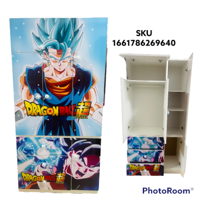 ROPERO DE MELAMINA SOFT 90CM DRAGON BALL SUPER