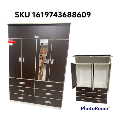 Ropero De Melamina 140x45x205 cm Canto Grueso yamorja f881