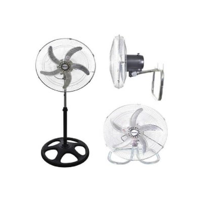 VENTILADOR 3 EN 1 BOSSKO BK-8218VI/NG PEDESTAL PARED MESA 18