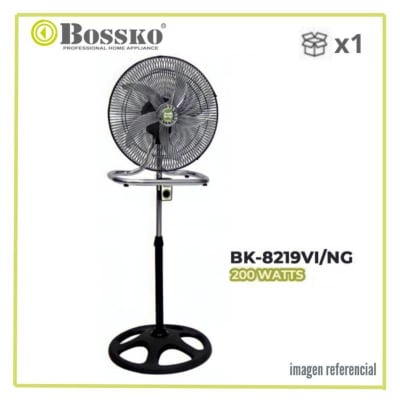 VENTILADOR 3 EN 1 BOSSKO BK-8312VP/NG 12