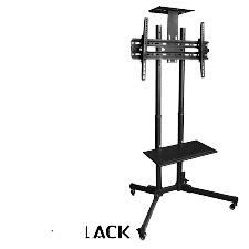 RACK PEDESTAL MOVIL PARA TV BATBLACK BT-1028T 37-70