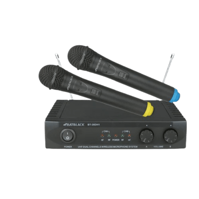 MICROFONO BATBLACK BT-26DH1 2 DE MANO INALAMBRICO1