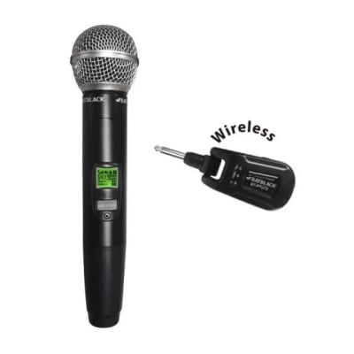 MICROFONO BATBLACK BT-PTU72 INALAMBRICO UHF 740-839.7MHZ1