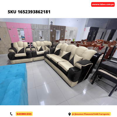 Juego De Sala Muñoz CHELERO CLASICO 3-2-1 F1601