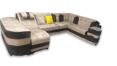 Juego De Sala Muñoz L CAMA con radio 6 piezas F1601