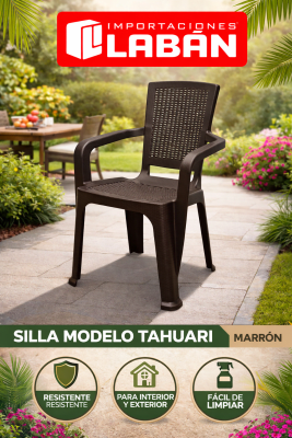 SILLA PLASTICO REY TAHUARI
