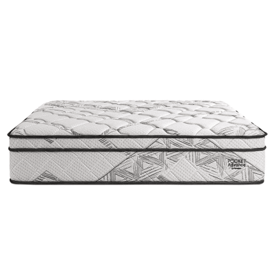 COLCHON QUEEN POCKET ADVANCE PARAISO RESPORTE 2 ALMOHADAS 1 PROTECTOR
